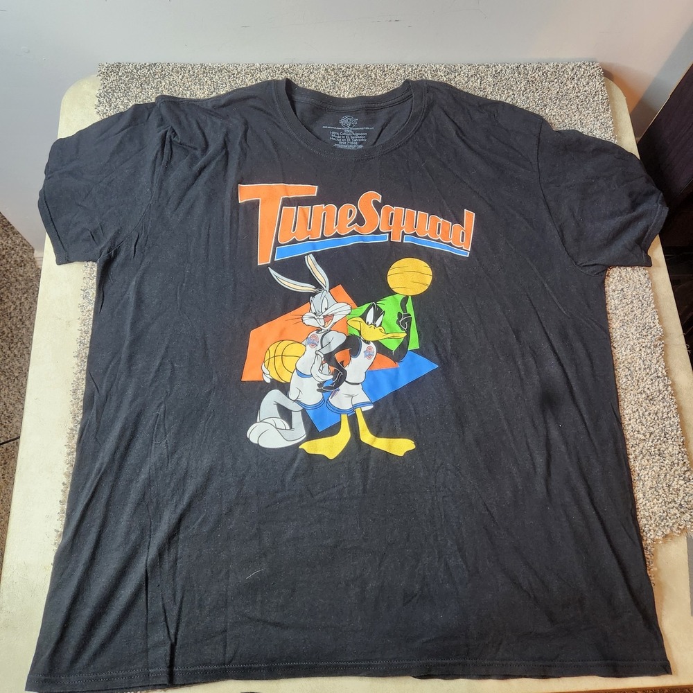 Bugs Daffy‎ Tune Squad Space Jam 2xl T-SHIRT 100% Cotton Black